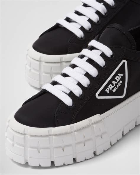 prada nylon gabardine sneakers|Prada chunky sneakers.